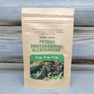 Комплексне мінеральне добриво Peters Professional Allrounder 20-20-20 + TE 20 гр. Комплексне мінеральне добриво Peters Professional Allrounder 20-20-20 + TE 20 гр.
