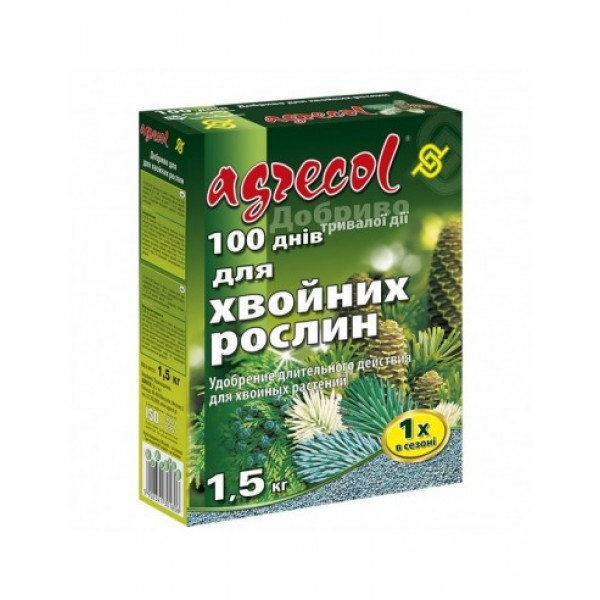 100 днів - добриво для хвойних, Agrecol / 1,5 кг 100 днів - добриво для хвойних, Agrecol / 1,5 кг