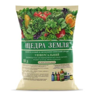 Субстрат Щедра Земля / 10 л Субстрат Щедра Земля / 10 л
